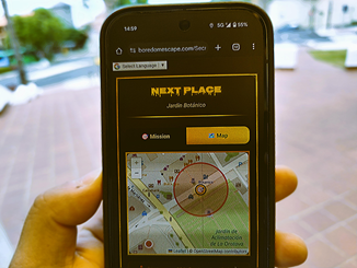 Scavenger hunt in a city
